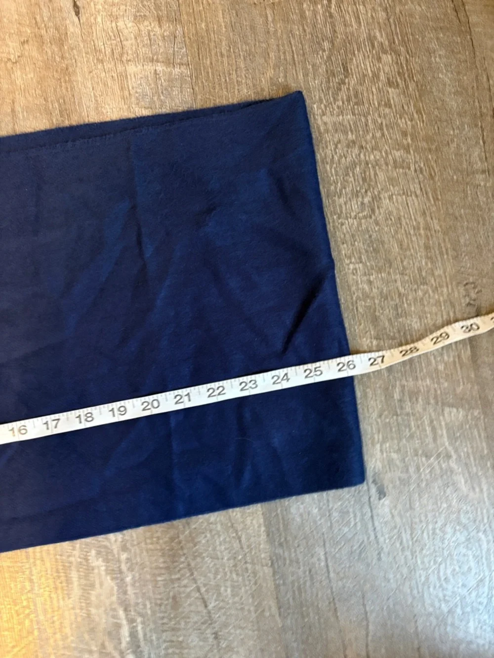 Christian Dior Cashmaire Blue Knit Vintage Scarf Fringe